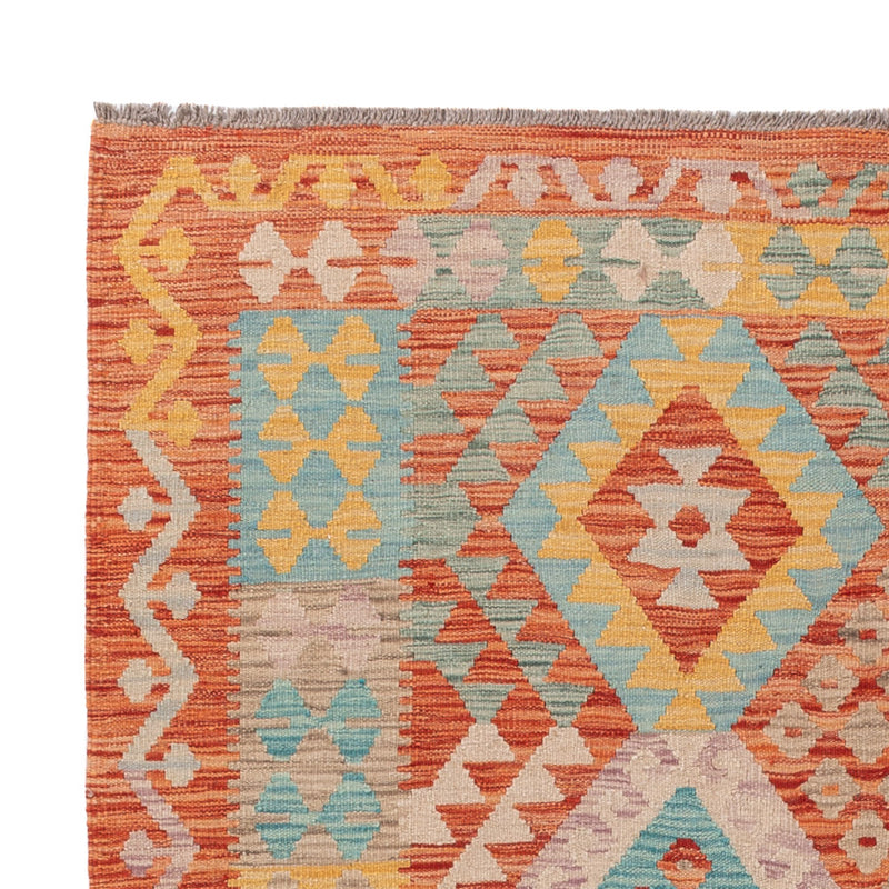 Kelim Teppich - Splash - 198 x 151 cm - bunt