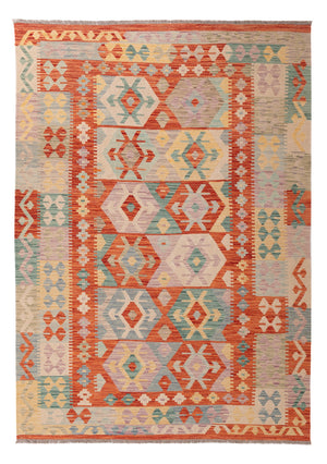 Kelim Teppich - Splash - 238 x 165 cm - bunt