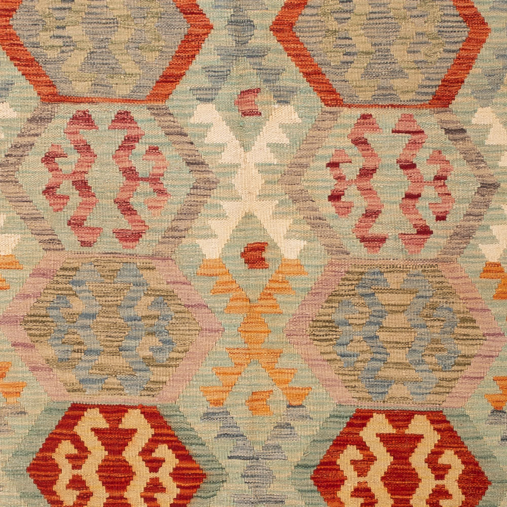 Kelim Teppich - Splash - 236 x 175 cm - bunt