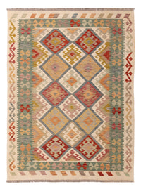 Kelim Teppich - Splash - 198 x 146 cm - bunt