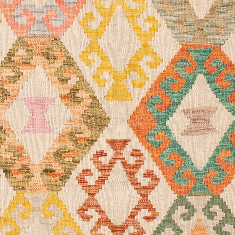 Kelim Teppich - Splash - 198 x 149 cm - bunt