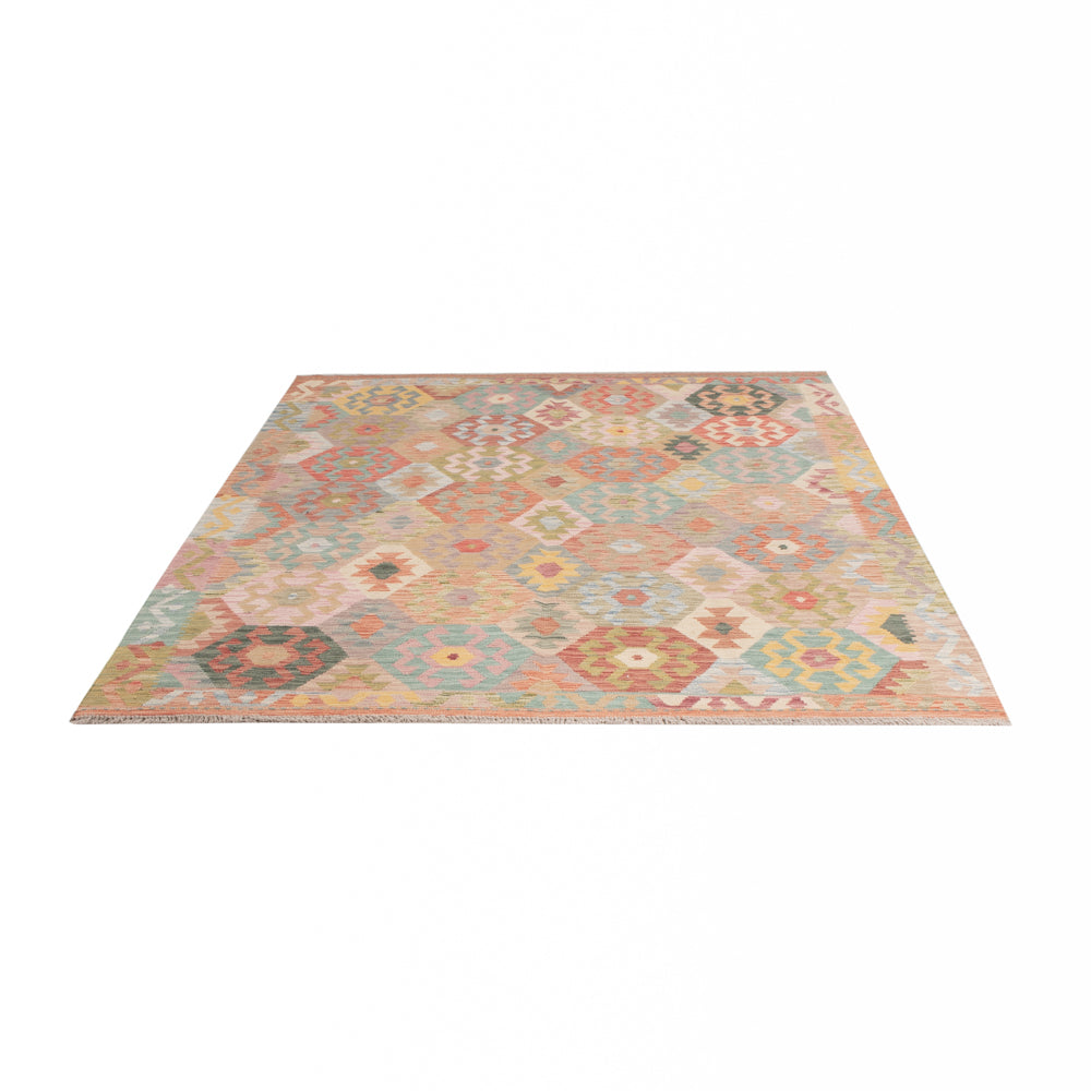 Kelim Teppich - Splash - 236 x 177 cm - bunt