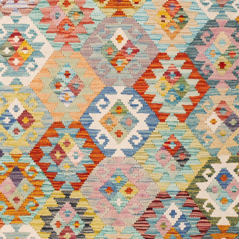 Kelim Teppich - Splash - 236 x 187 cm - bunt