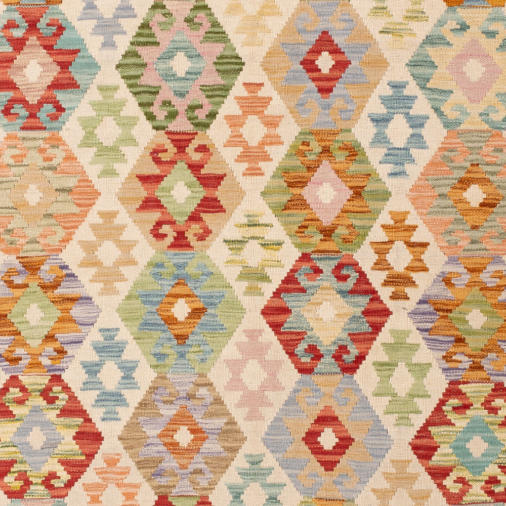 Kelim Teppich - Splash - 247 x 181 cm - bunt