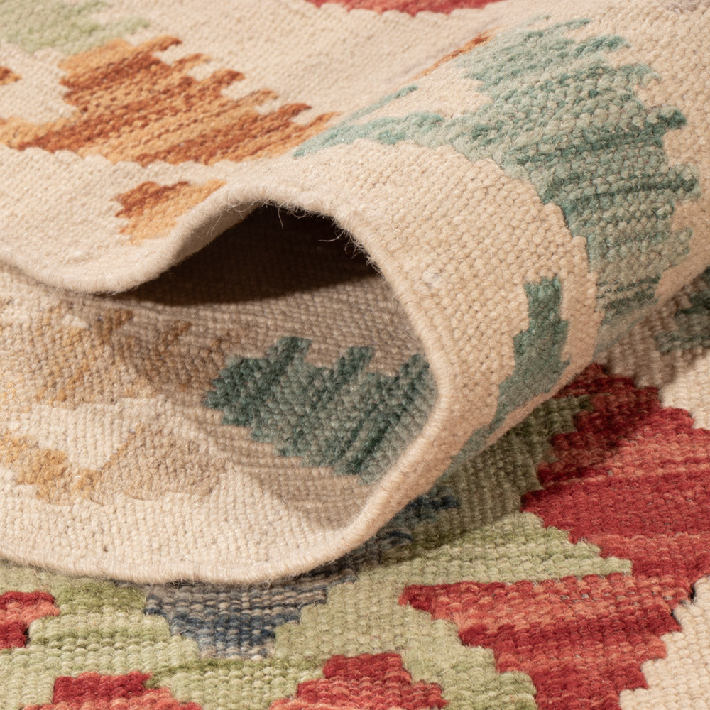 Kelim Teppich - Splash - 247 x 181 cm - bunt