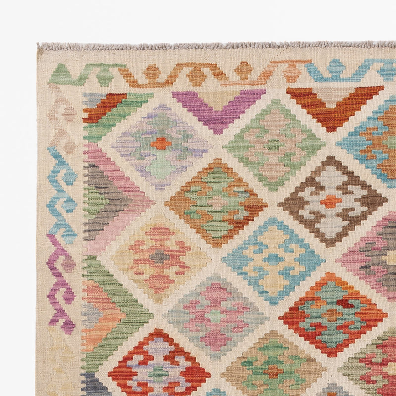 Kelim Teppich - Splash - 243 x 170 cm - bunt
