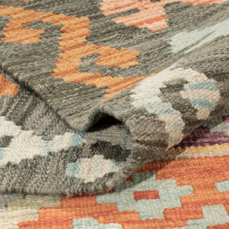 Kelim Teppich - Splash - 243 x 173 cm - bunt