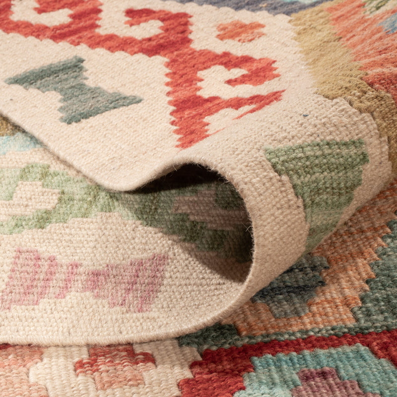 Kelim Teppich - Splash - 251 x 179 cm - bunt