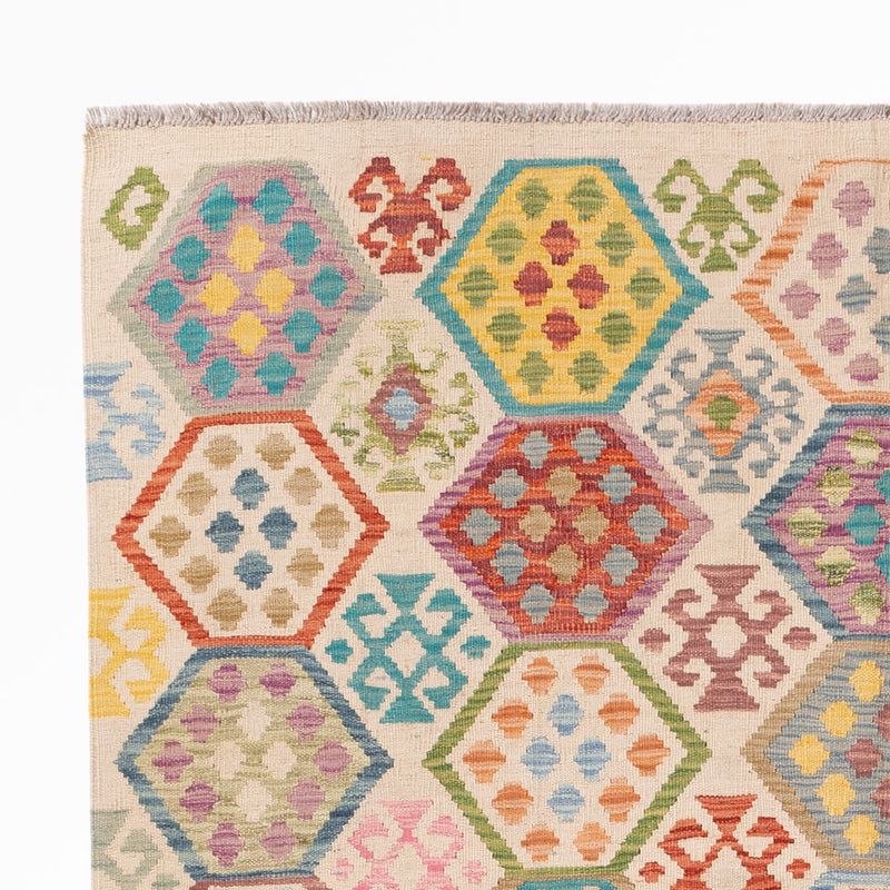 Kelim Teppich - Splash - 235 x 176 cm - bunt