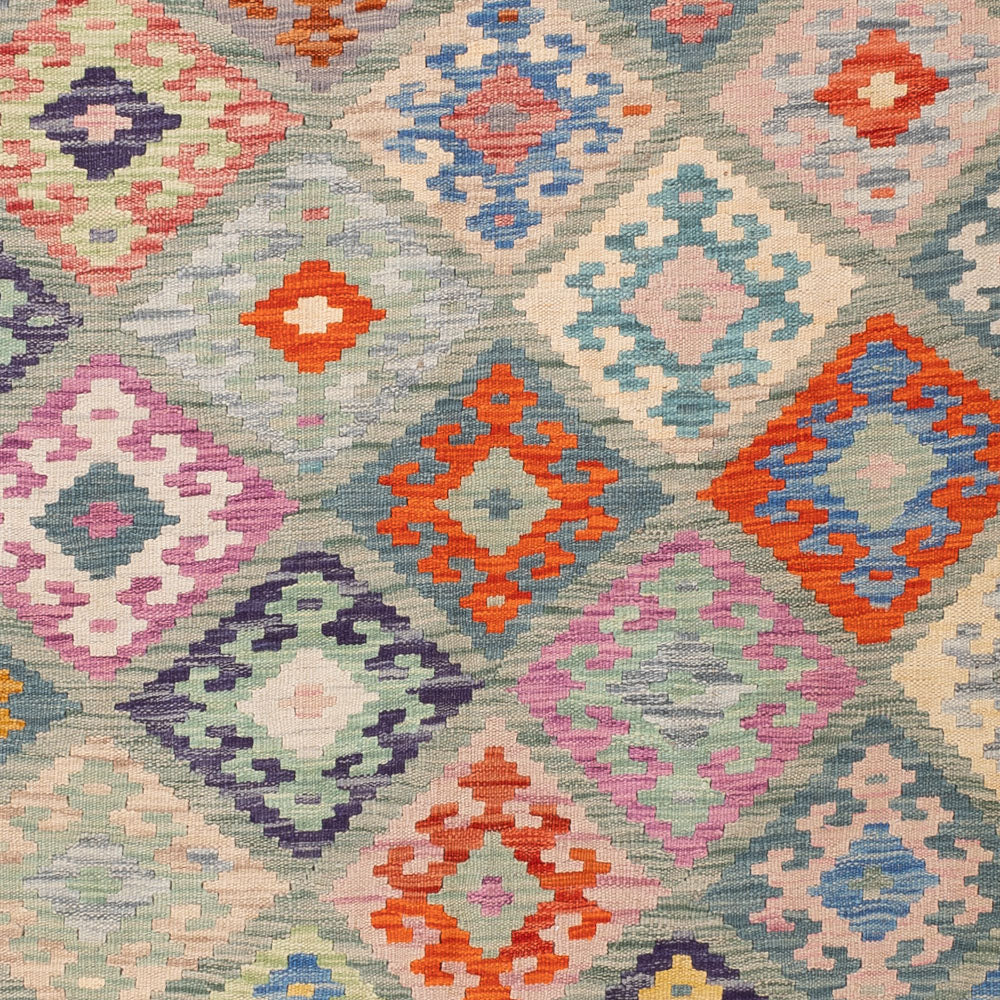 Kelim Teppich - Splash - 250 x 175 cm - bunt