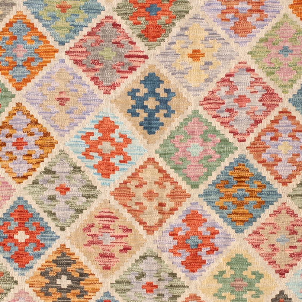 Kelim Teppich - Splash - 248 x 180 cm - bunt