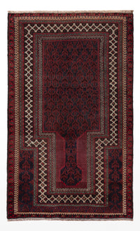 Belutsch Teppich - 152 x 88 cm - rot