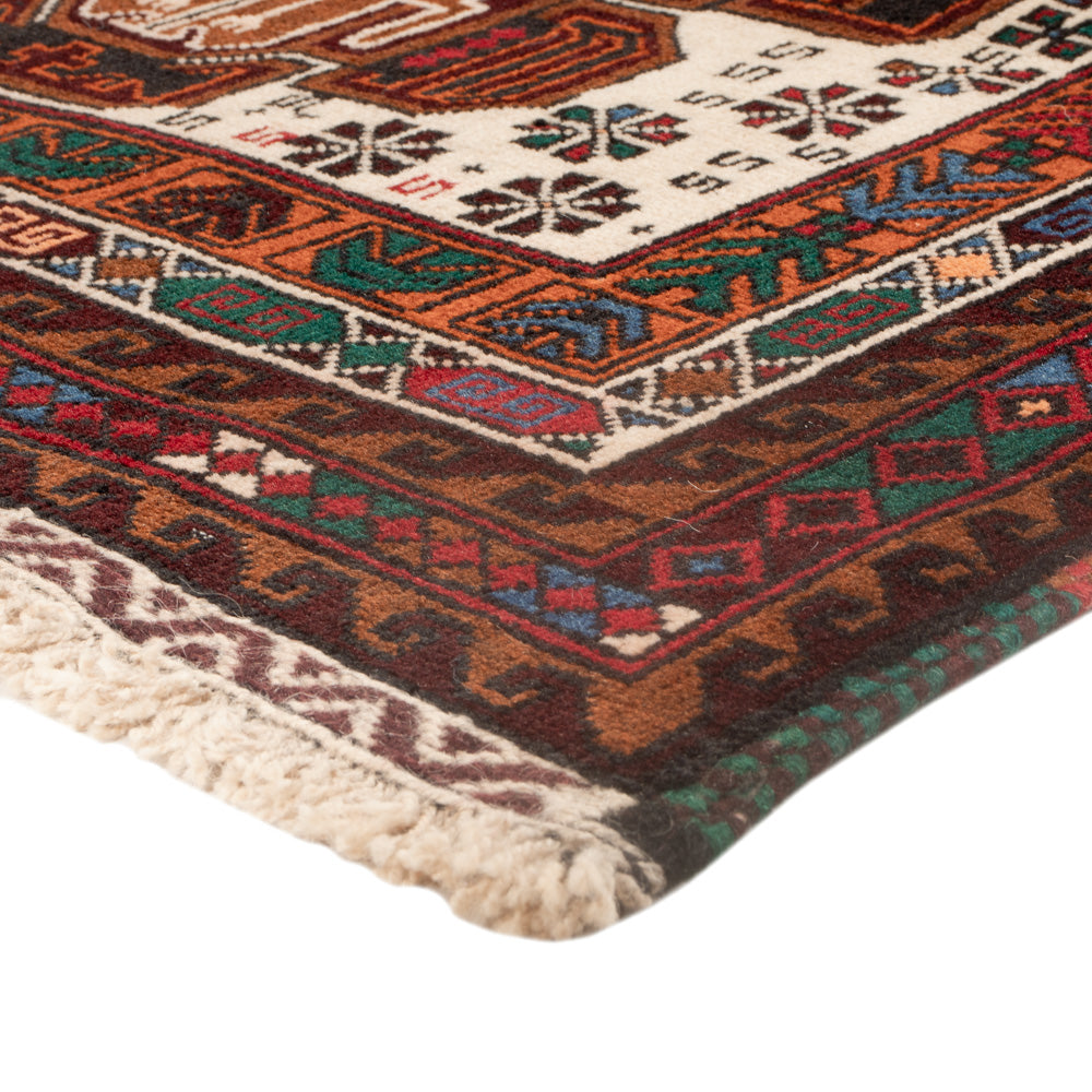 Dywan beludżycki - 140 x 90 cm - kremowy