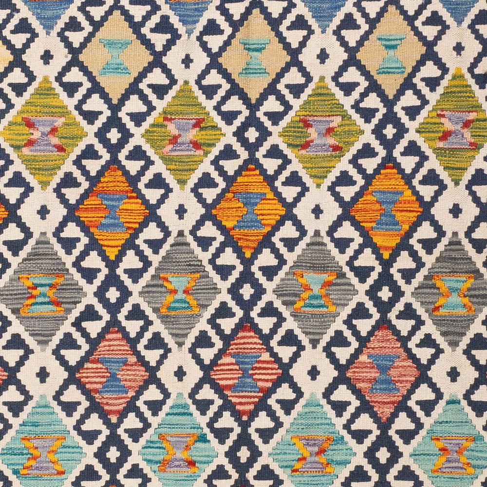 Kelim Teppich - Splash - 236 x 176 cm - bunt