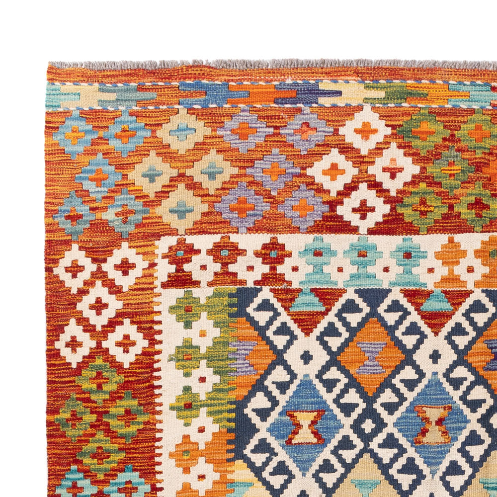 Kelim Teppich - Splash - 236 x 176 cm - bunt