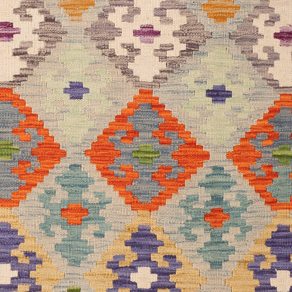 Kelim Teppich - Splash - 215 x 150 cm - bunt