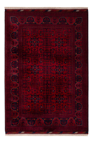 Afghan Teppich - Royal - 147 x 100 cm - rot