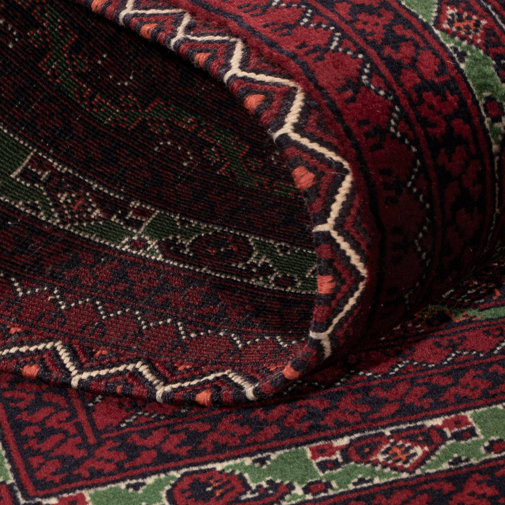 Afghan Teppich - Royal - 142 x 97 cm - grün