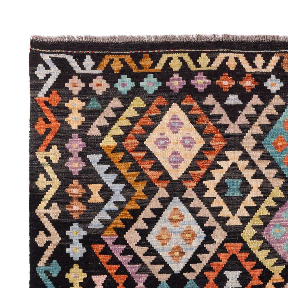 Kelim Teppich - Splash - 250 x 178 cm - bunt