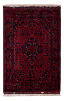 Afghan Teppich - Royal - 150 x 100 cm - rot