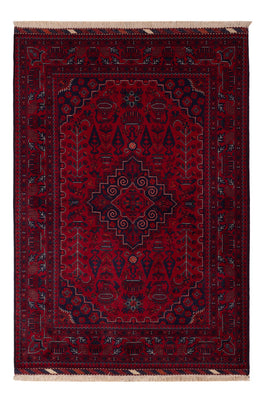 Afghan Teppich - Royal - 148 x 104 cm - rot