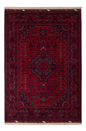 Afghan Teppich - Royal - 148 x 104 cm - rot