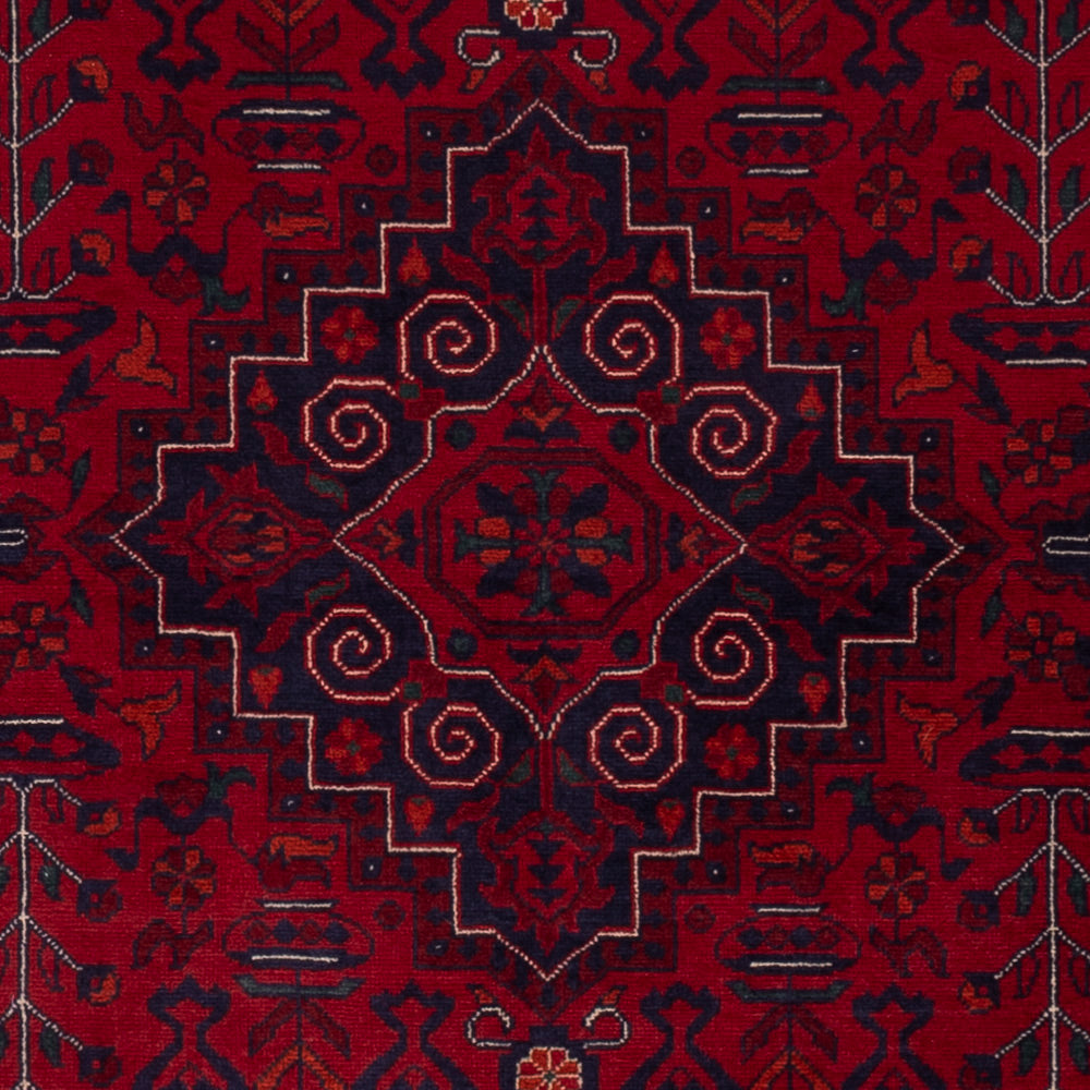 Afghan Teppich - Royal - 148 x 104 cm - rot