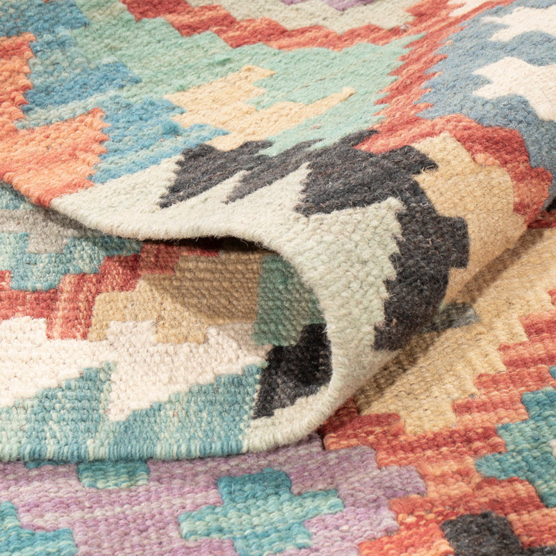 Kelim Teppich - Splash - 150 x 104 cm - bunt