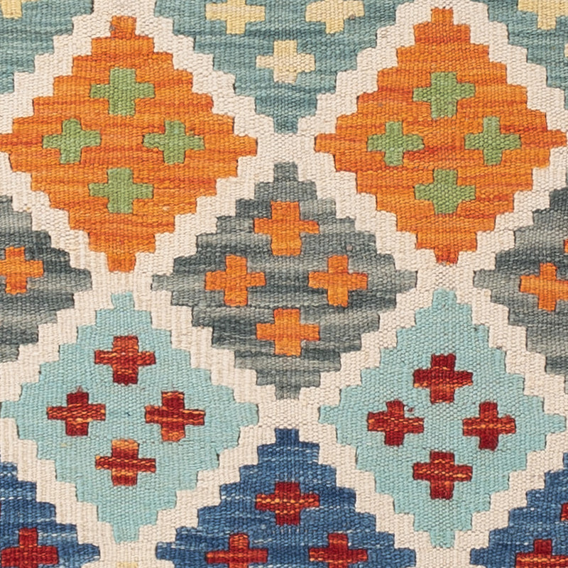 Kelim Teppich - Splash - 148 x 100 cm - bunt