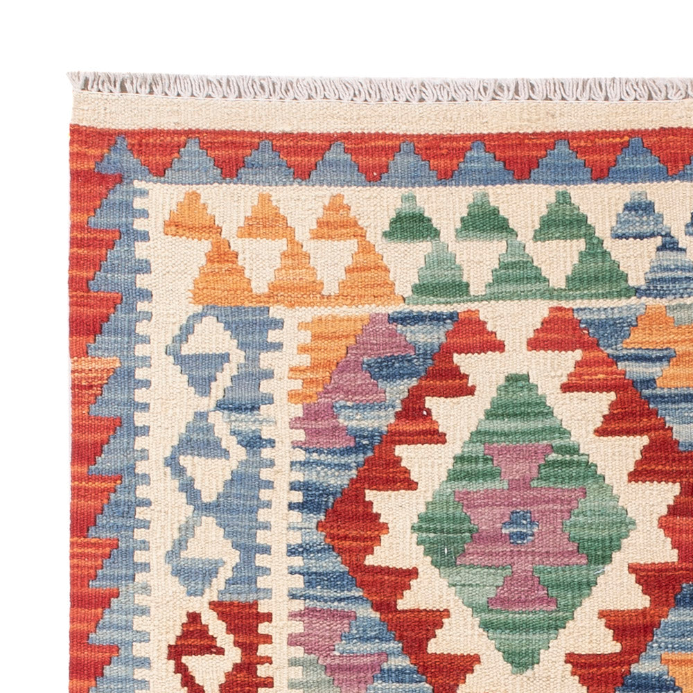 Kelim Teppich - Splash - 133 x 96 cm - bunt