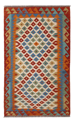Kelim Teppich - Splash - 142 x 87 cm - bunt