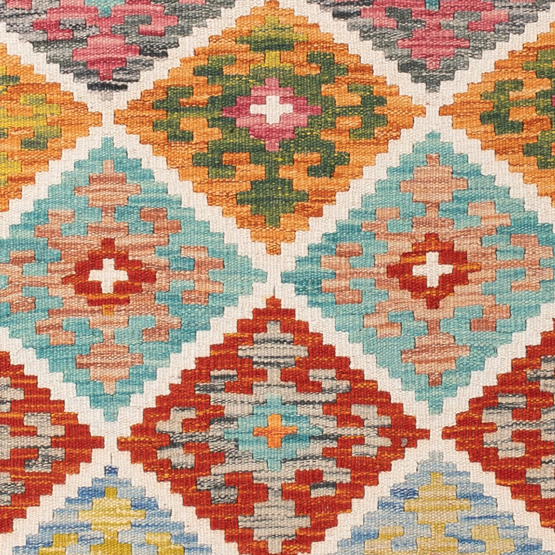 Kelim Teppich - Splash - 154 x 100 cm - bunt