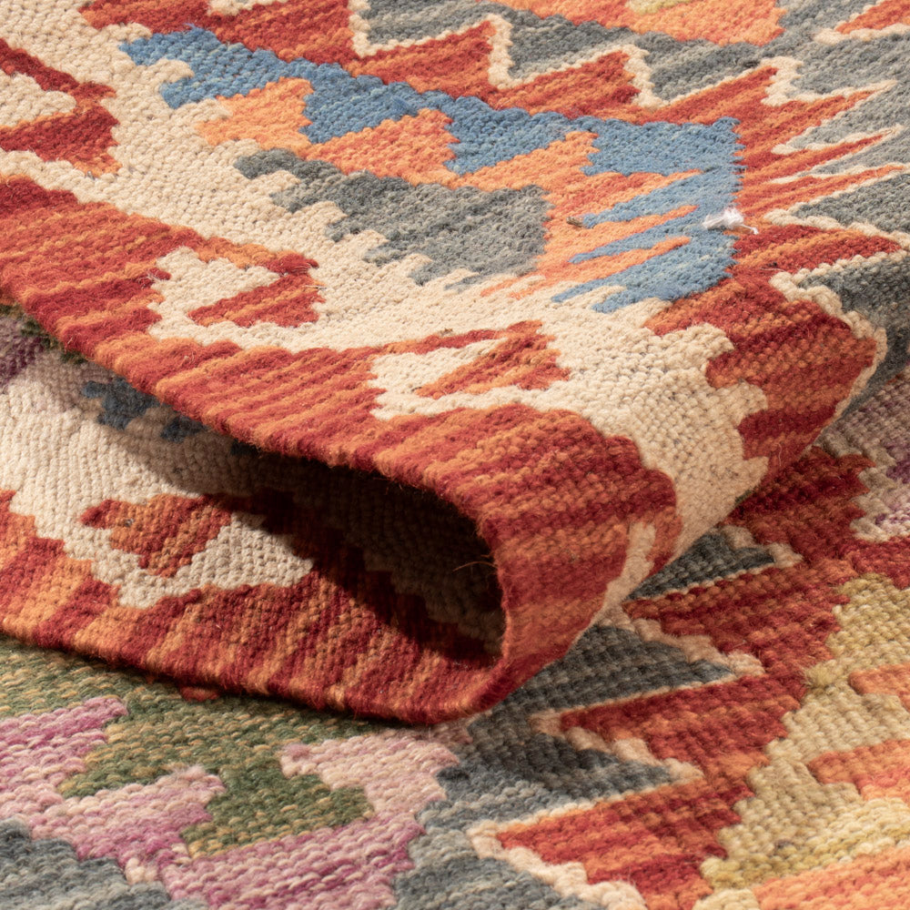 Kelim Teppich - Splash - 153 x 99 cm - bunt