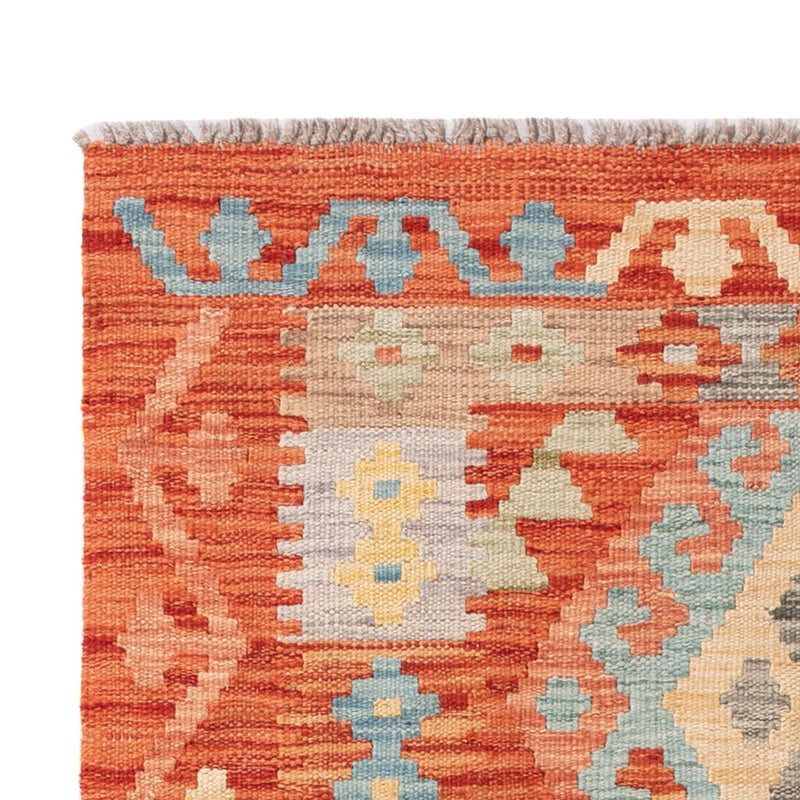 Kelim Teppich - Splash - 155 x 77 cm - bunt