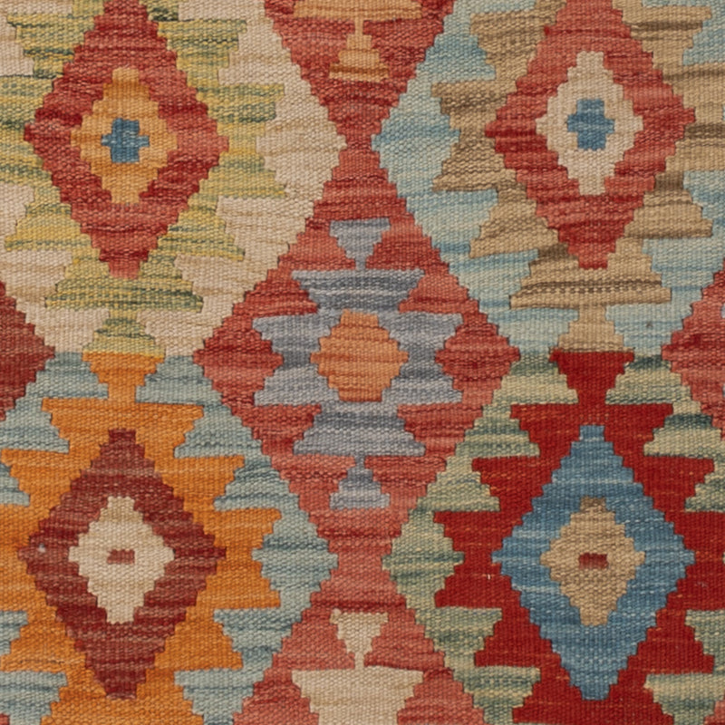Kelim Teppich - Splash - 153 x 97 cm - bunt