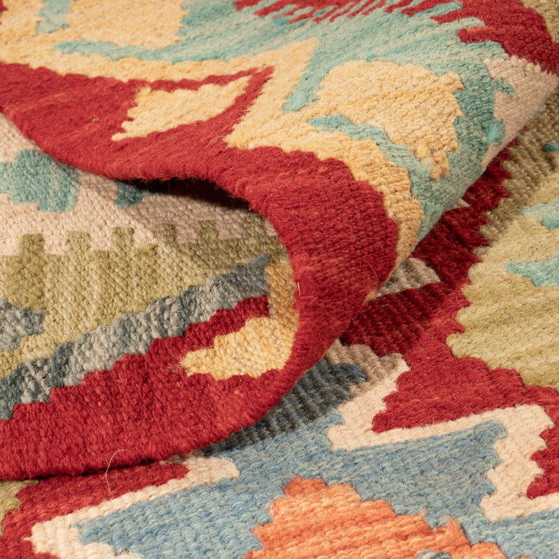 Kelim Teppich - Splash - 158 x 110 cm - bunt