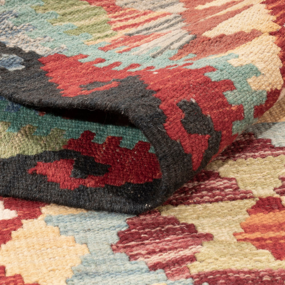 Kelim Teppich - Splash - 164 x 99 cm - bunt