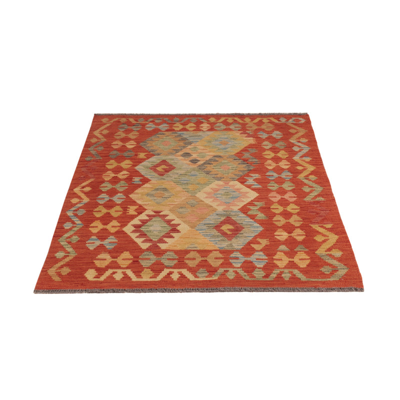 Kelim Teppich - Splash - 141 x 98 cm - bunt