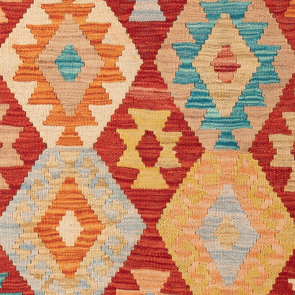 Kelim Teppich - Splash - 147 x 103 cm - bunt