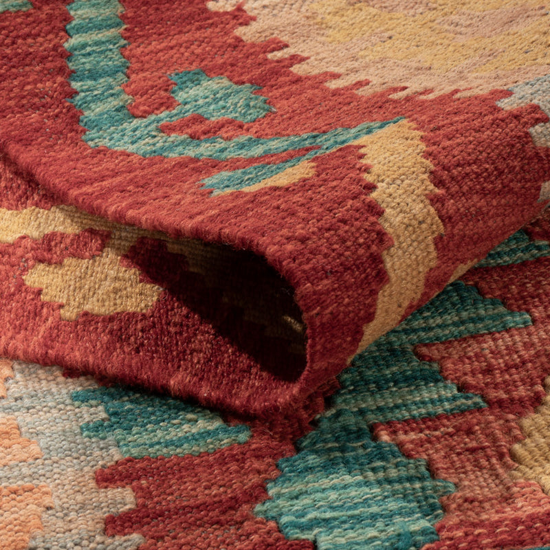 Kelim Teppich - Splash - 147 x 103 cm - bunt