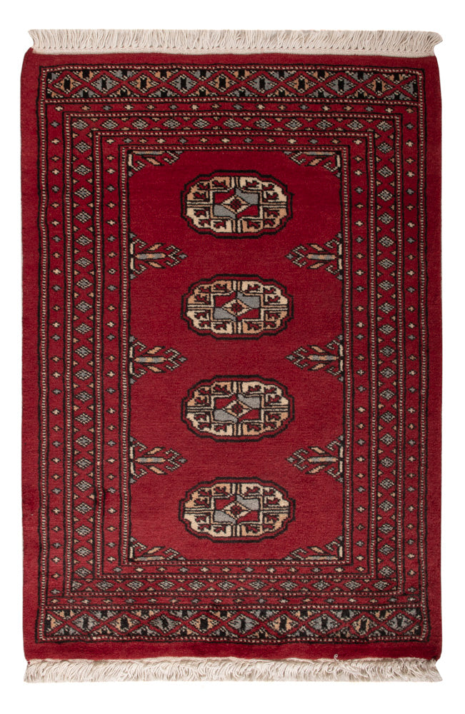 Pakistan Teppich - 92 x 62 cm - rot
