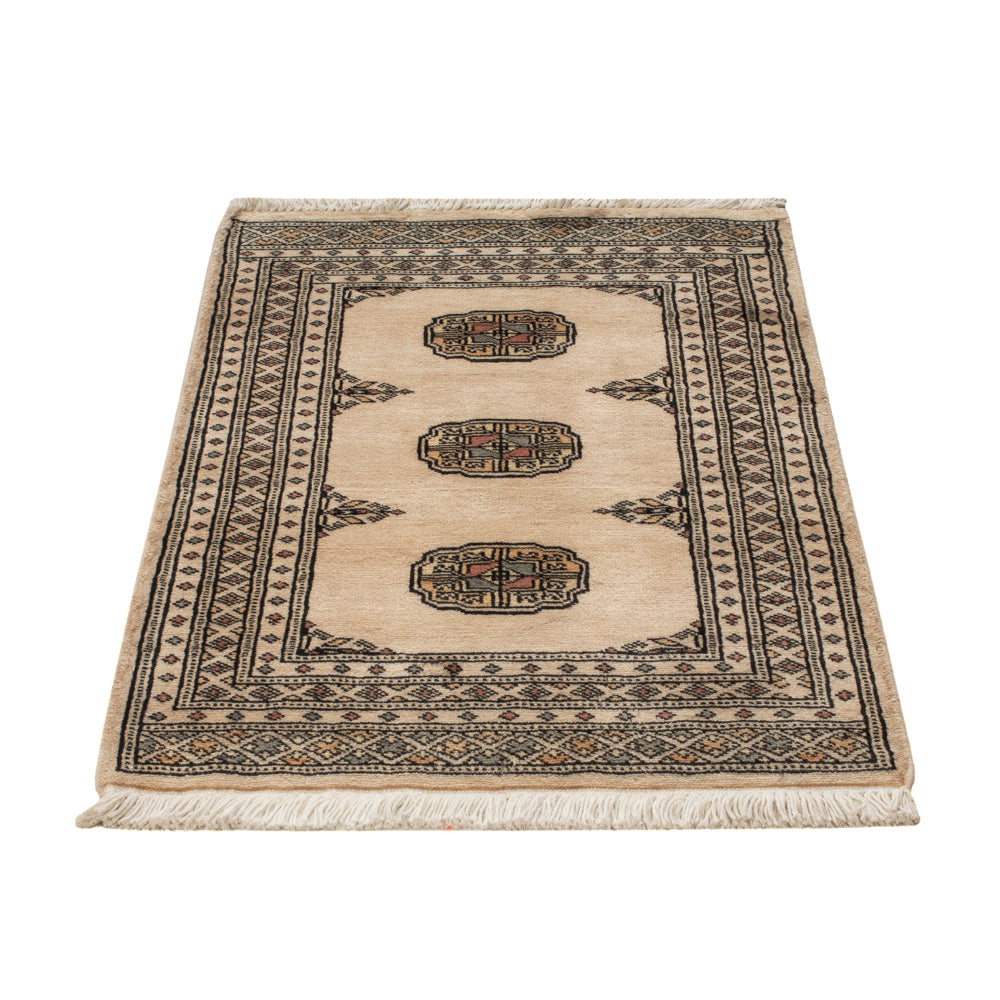 Pakistan Teppich - 94 x 62 cm - creme