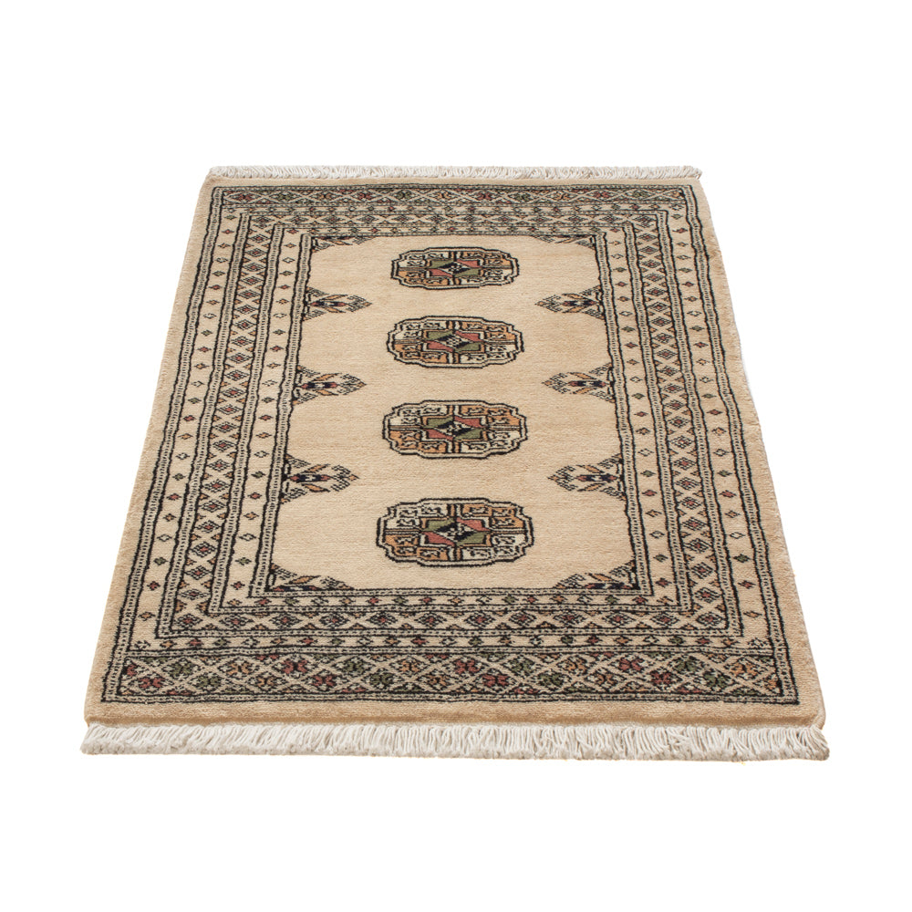 Pakistan Teppich - 97 x 60 cm - creme