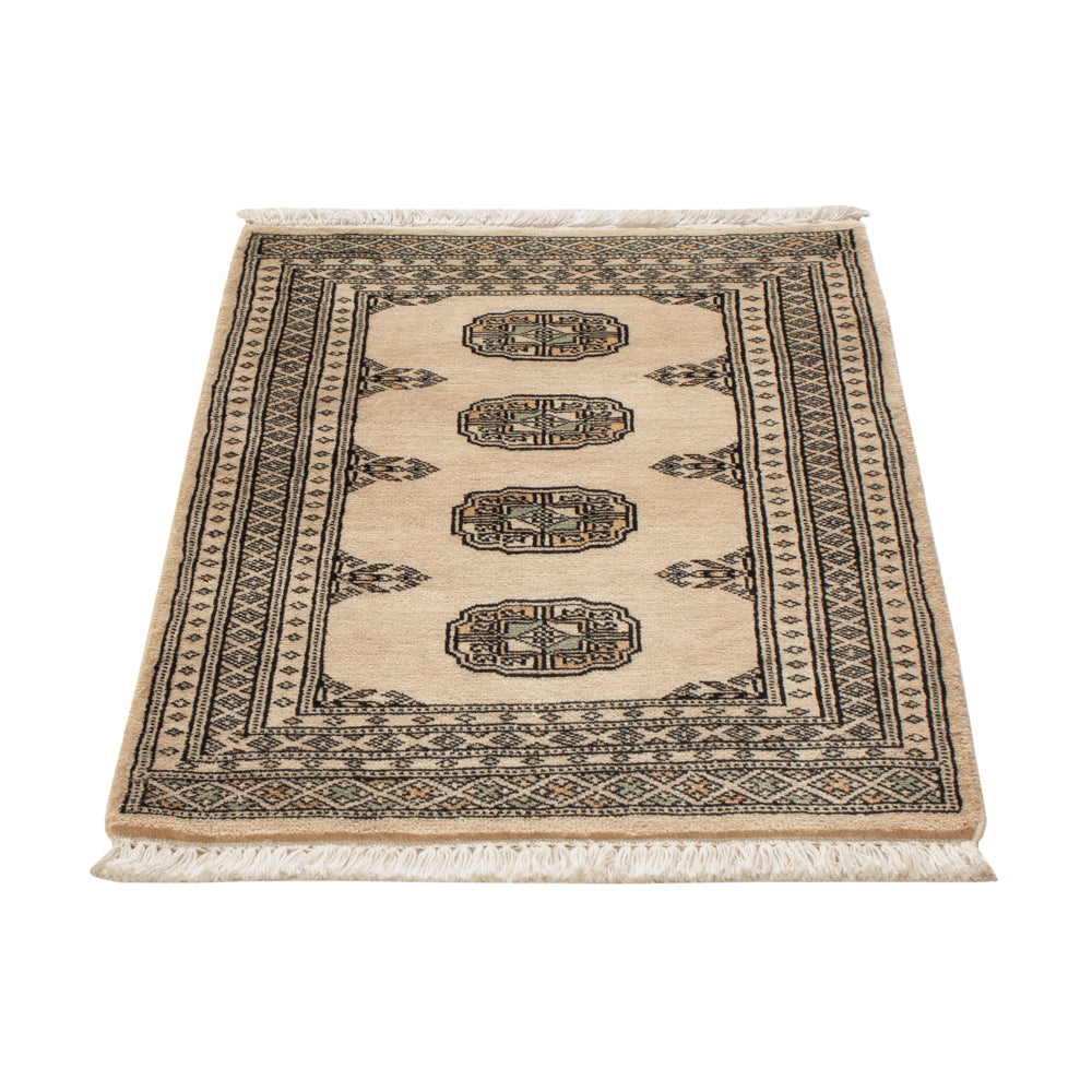 Pakistan Teppich - 89 x 62 cm - creme