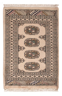 Pakistan Teppich - 91 x 65 cm - creme