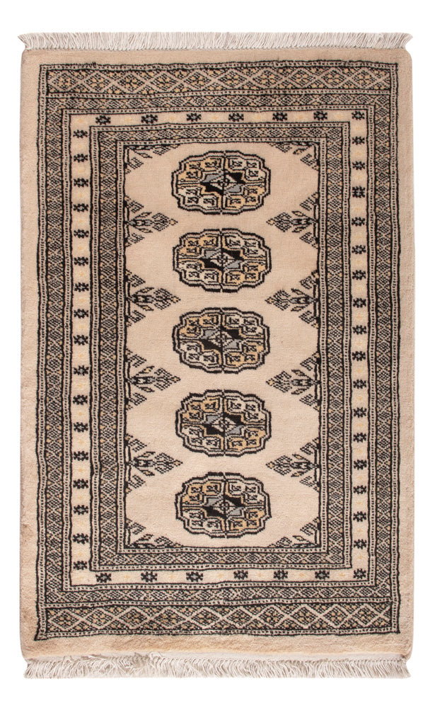Pakistan Teppich - 95 x 63 cm - creme