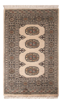 Pakistan Teppich - 94 x 62 cm - creme