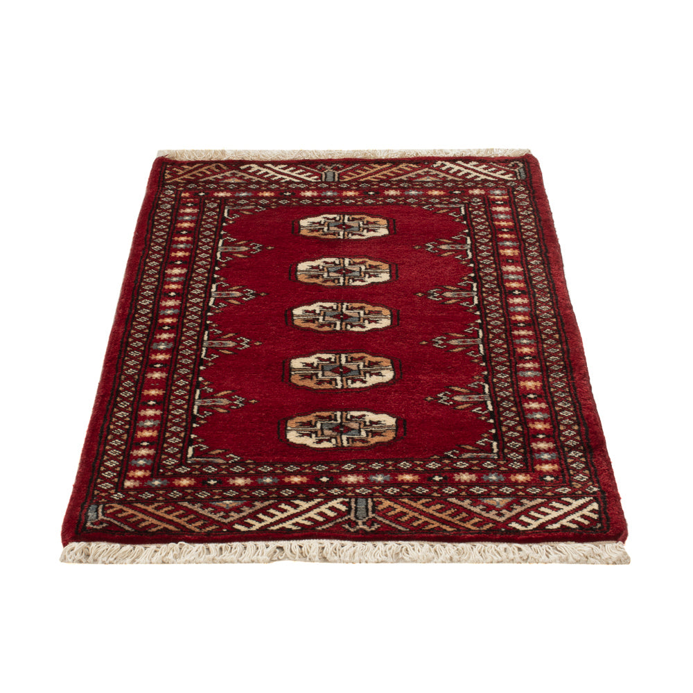 Pakistan Teppich - 90 x 60 cm - rot