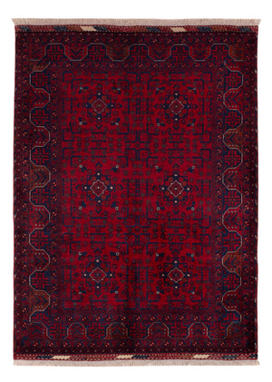 Afghan Teppich - Royal - 140 x 103 cm - rot