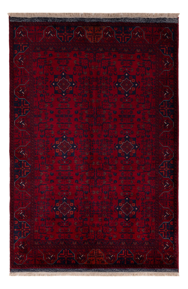 Afghan Teppich - Royal - 151 x 103 cm - rot